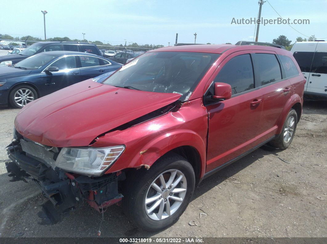 2016 Dodge Journey Sxt Red vin: 3C4PDCBB8GT202228