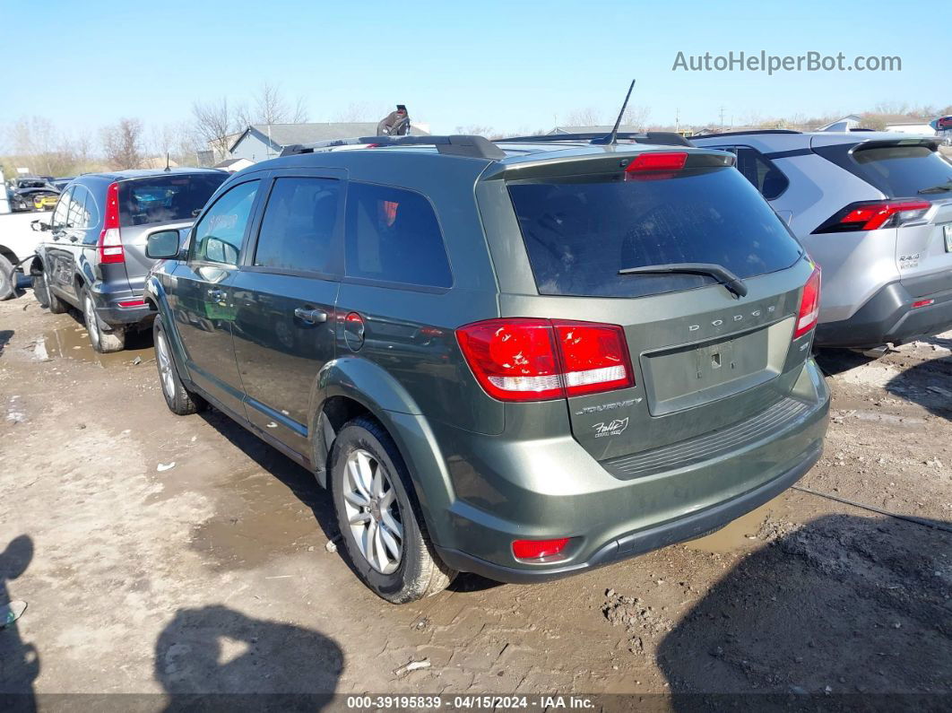 2017 Dodge Journey Sxt Зеленый vin: 3C4PDCBB8HT599540