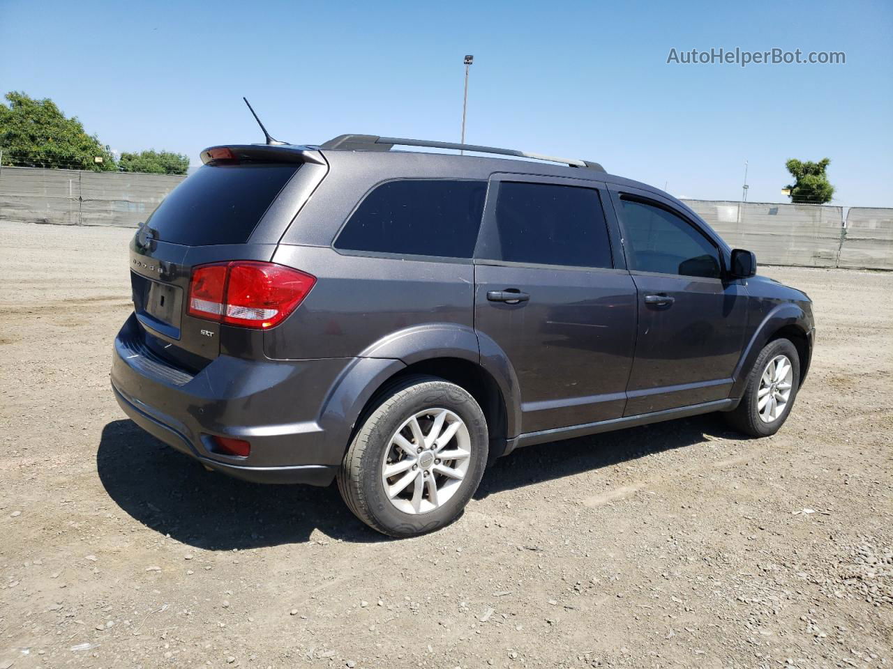 2017 Dodge Journey Sxt Gray vin: 3C4PDCBB8HT612822