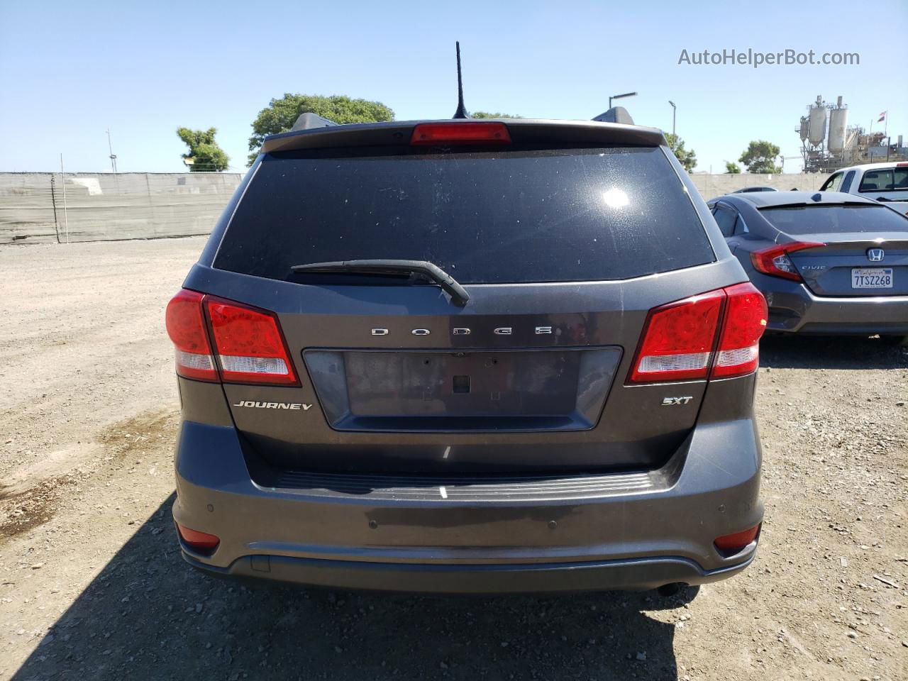 2017 Dodge Journey Sxt Gray vin: 3C4PDCBB8HT612822