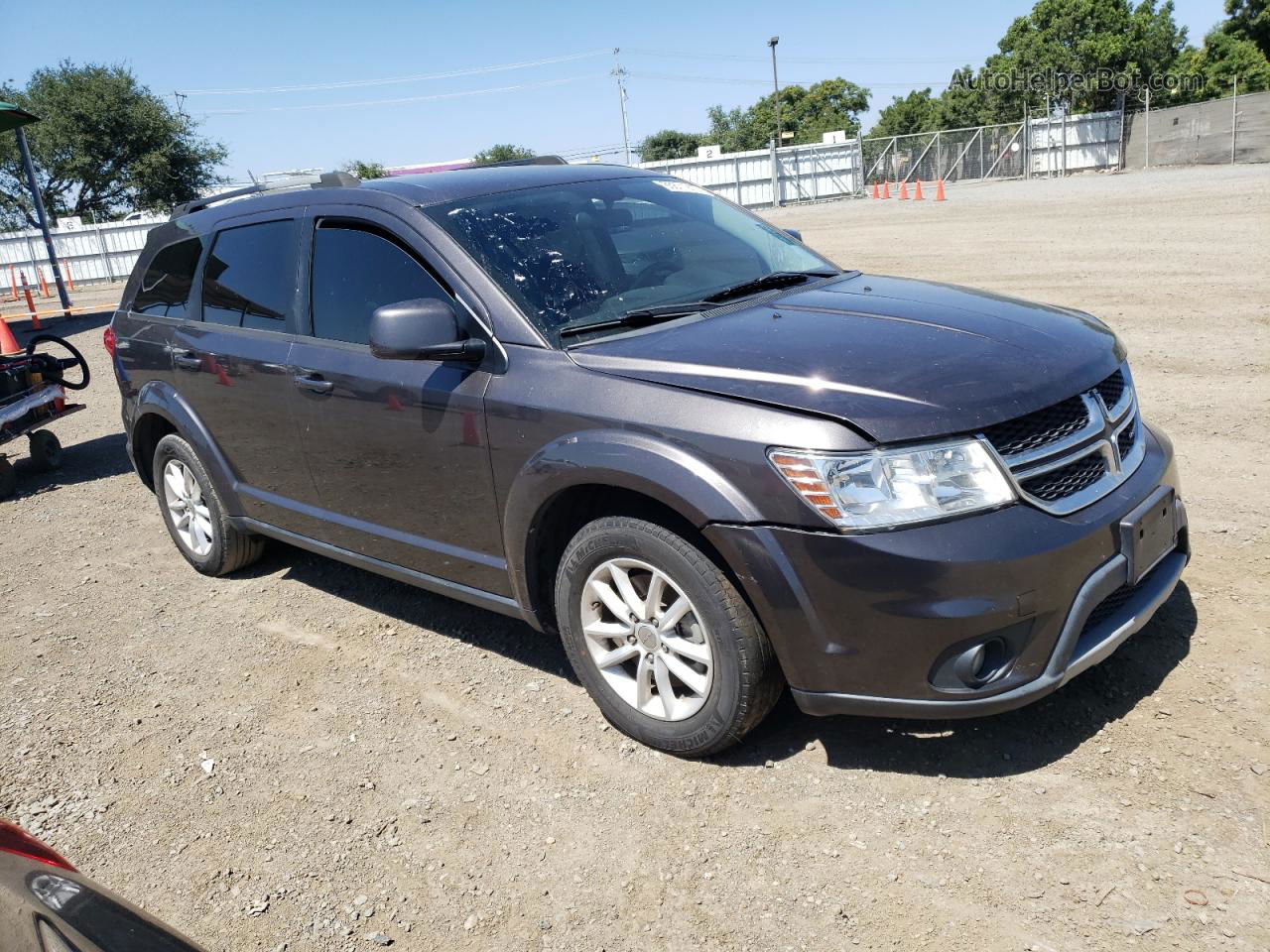 2017 Dodge Journey Sxt Gray vin: 3C4PDCBB8HT612822