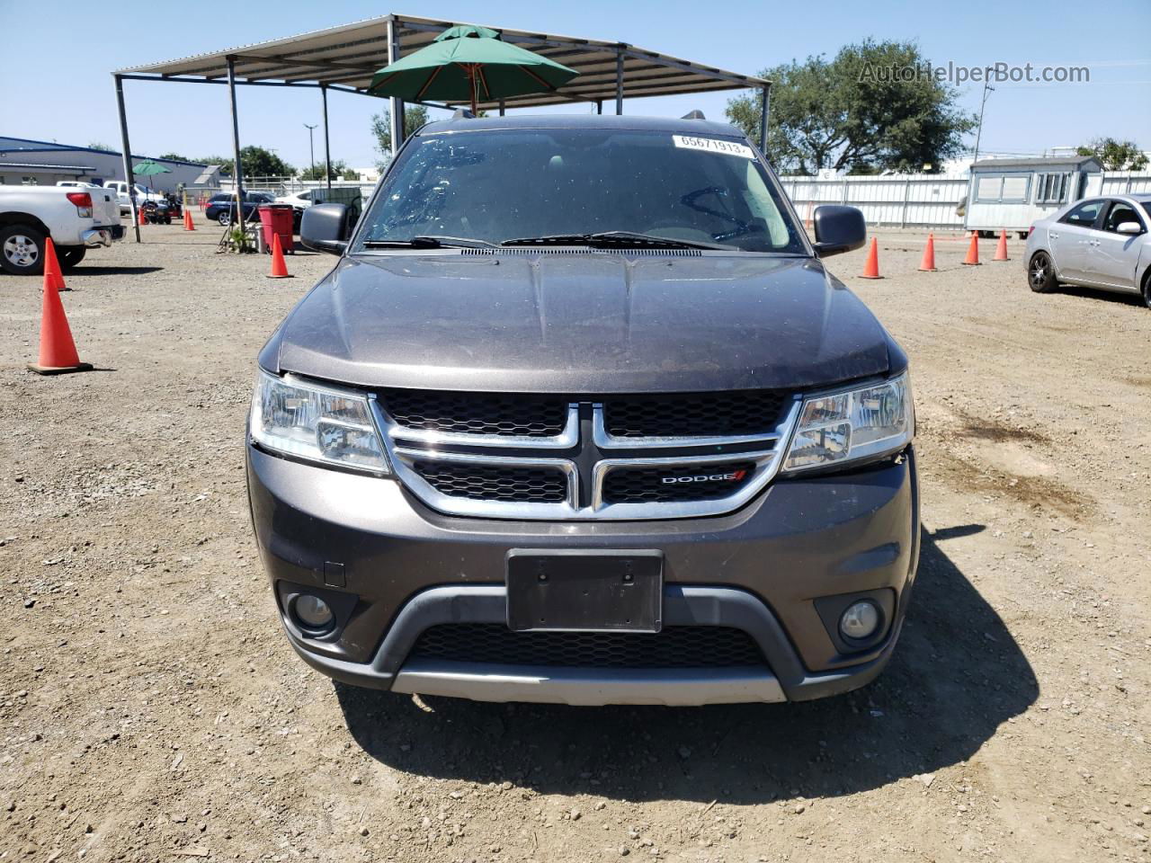 2017 Dodge Journey Sxt Gray vin: 3C4PDCBB8HT612822