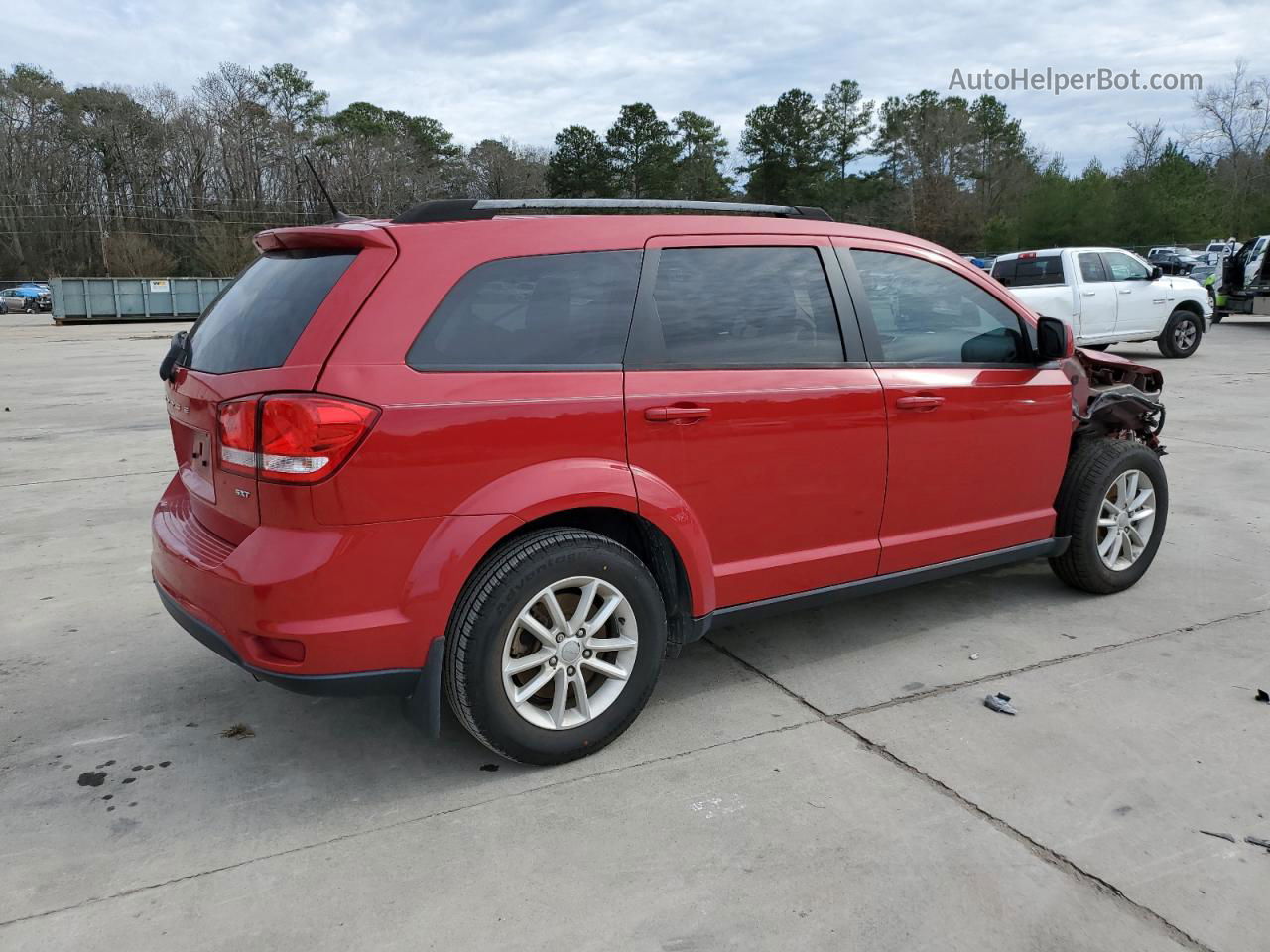 2017 Dodge Journey Sxt Красный vin: 3C4PDCBB8HT676665