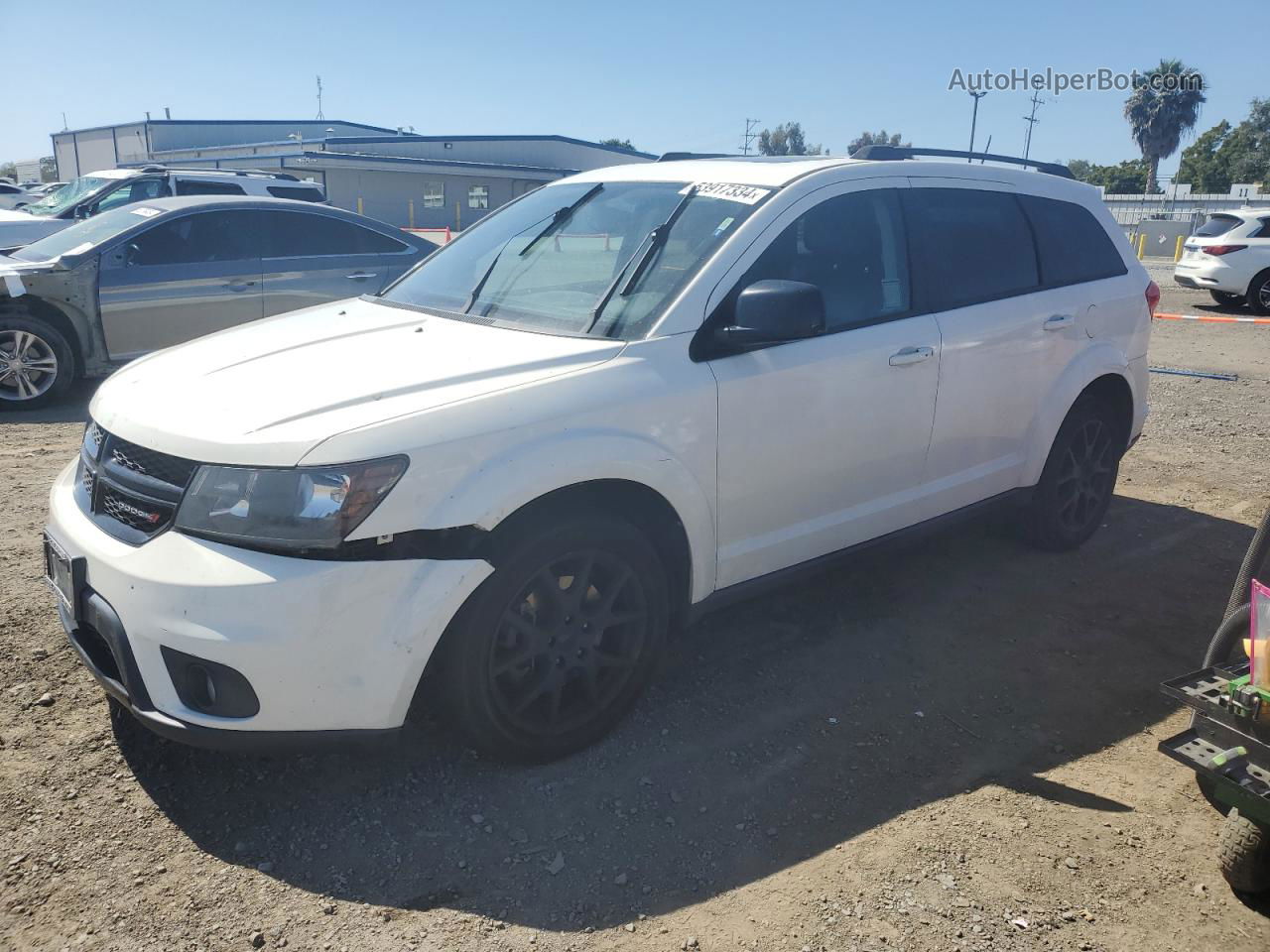 2014 Dodge Journey Sxt Белый vin: 3C4PDCBB9ET120862