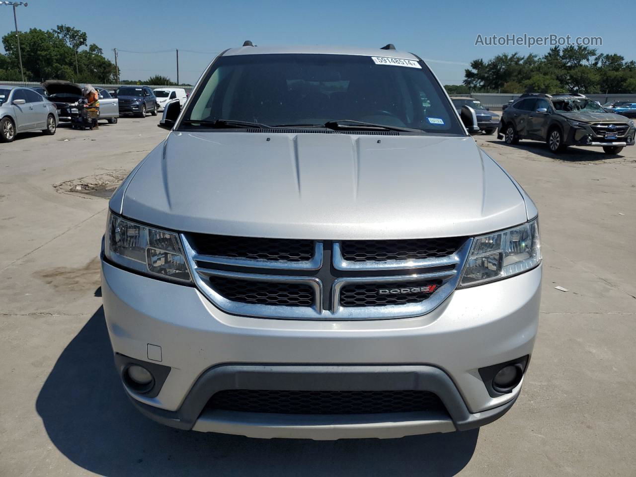 2014 Dodge Journey Sxt Silver vin: 3C4PDCBB9ET180382