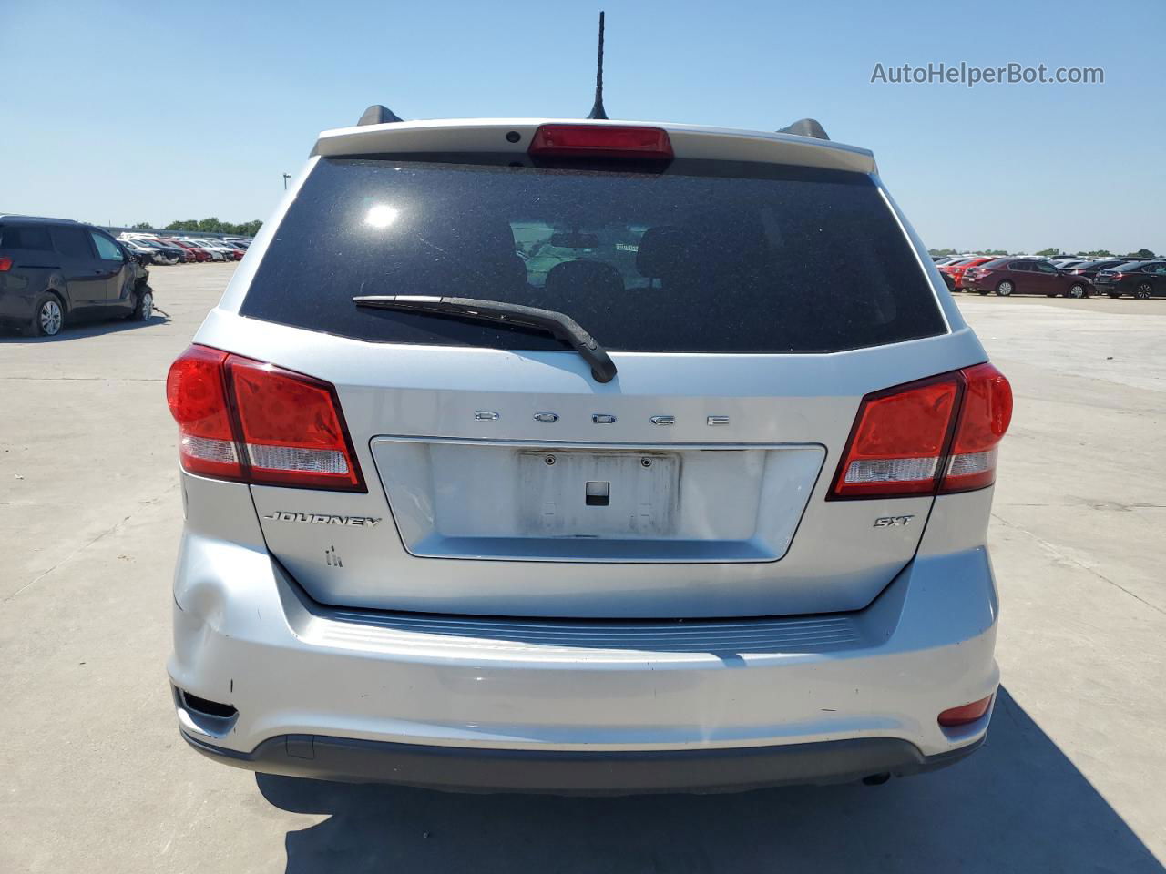 2014 Dodge Journey Sxt Silver vin: 3C4PDCBB9ET180382