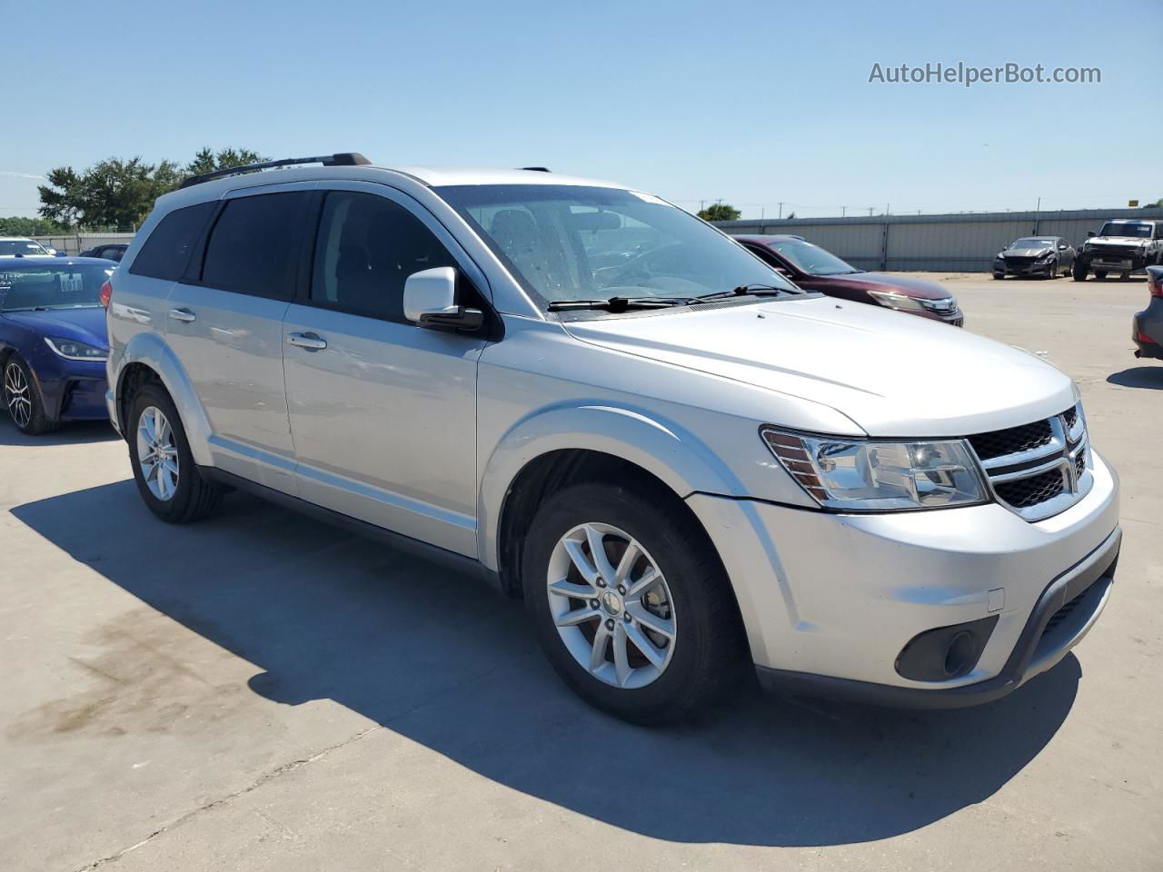 2014 Dodge Journey Sxt Silver vin: 3C4PDCBB9ET180382