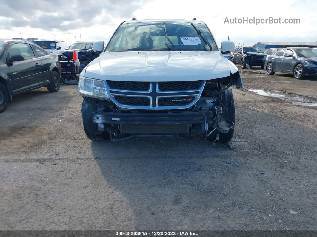 2014 Dodge Journey Sxt White vin: 3C4PDCBB9ET263214