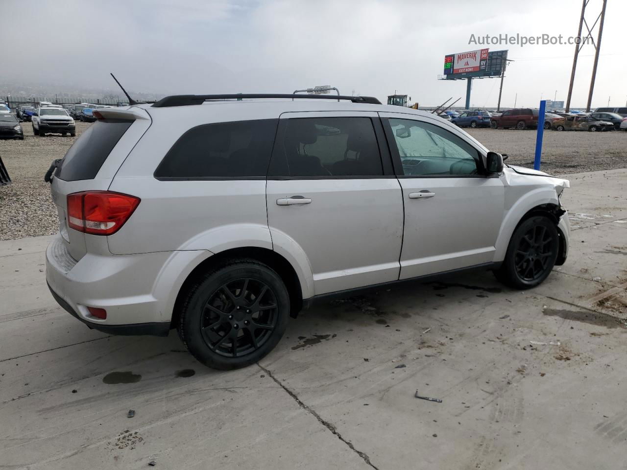 2014 Dodge Journey Sxt Серебряный vin: 3C4PDCBB9ET266405