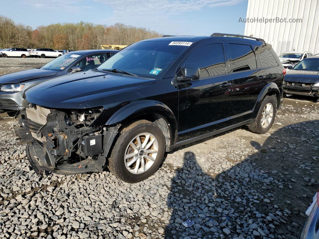 2015 Dodge Journey Sxt Черный vin: 3C4PDCBB9FT610266