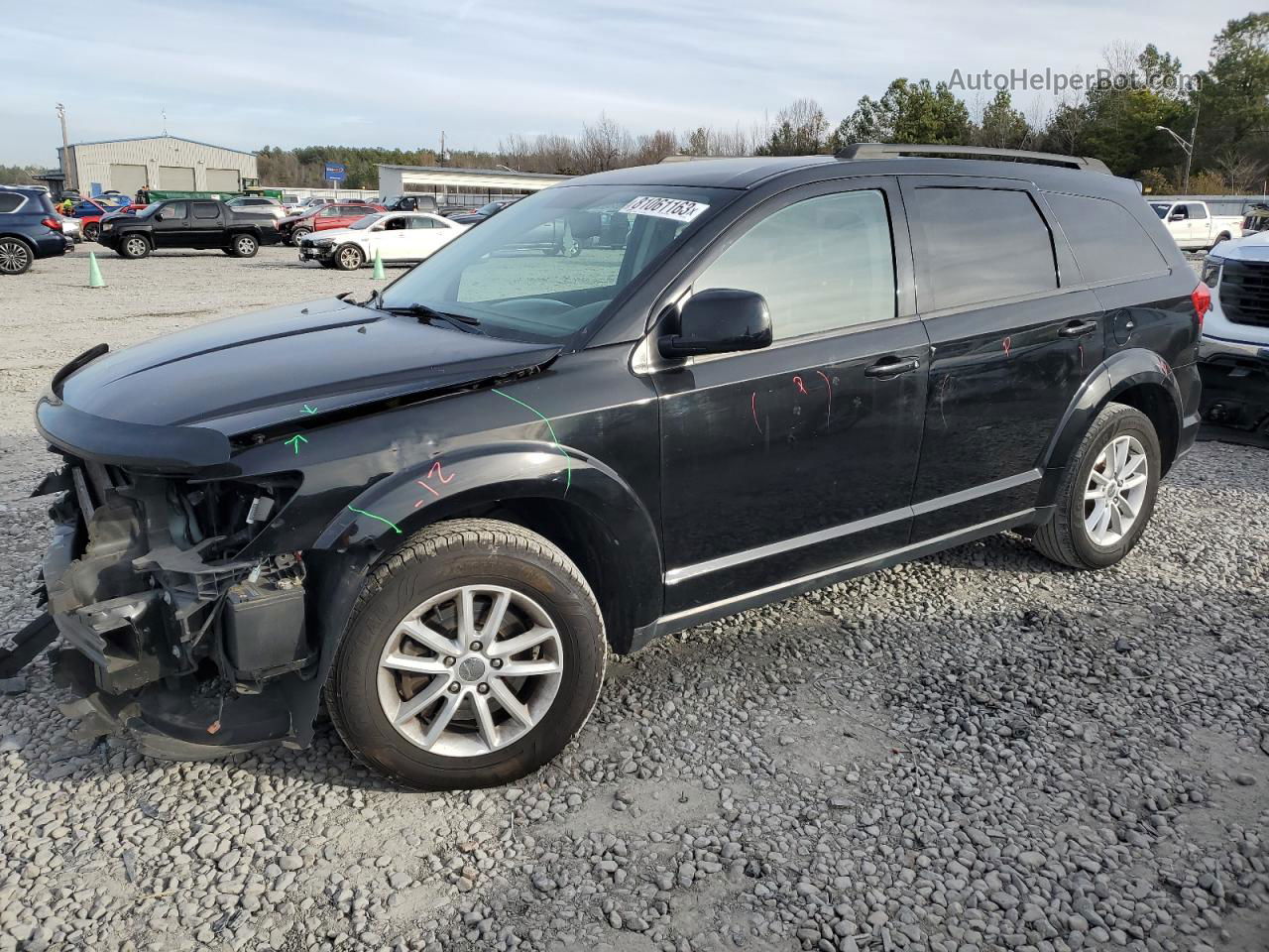 2016 Dodge Journey Sxt Черный vin: 3C4PDCBB9GT111145