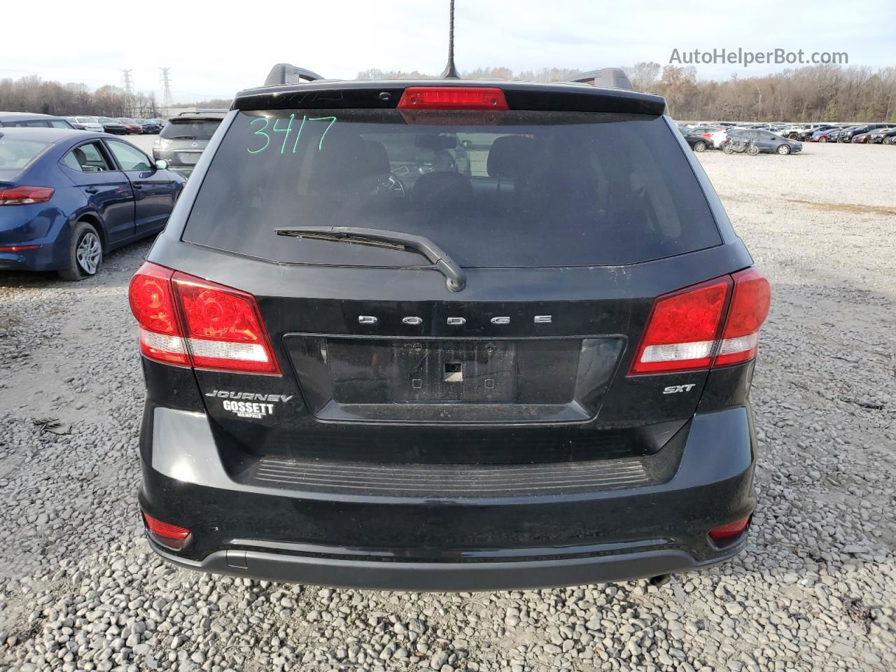 2016 Dodge Journey Sxt Черный vin: 3C4PDCBB9GT111145