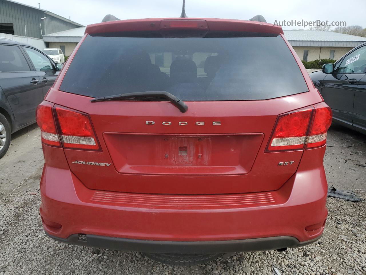 2016 Dodge Journey Sxt Red vin: 3C4PDCBB9GT174858