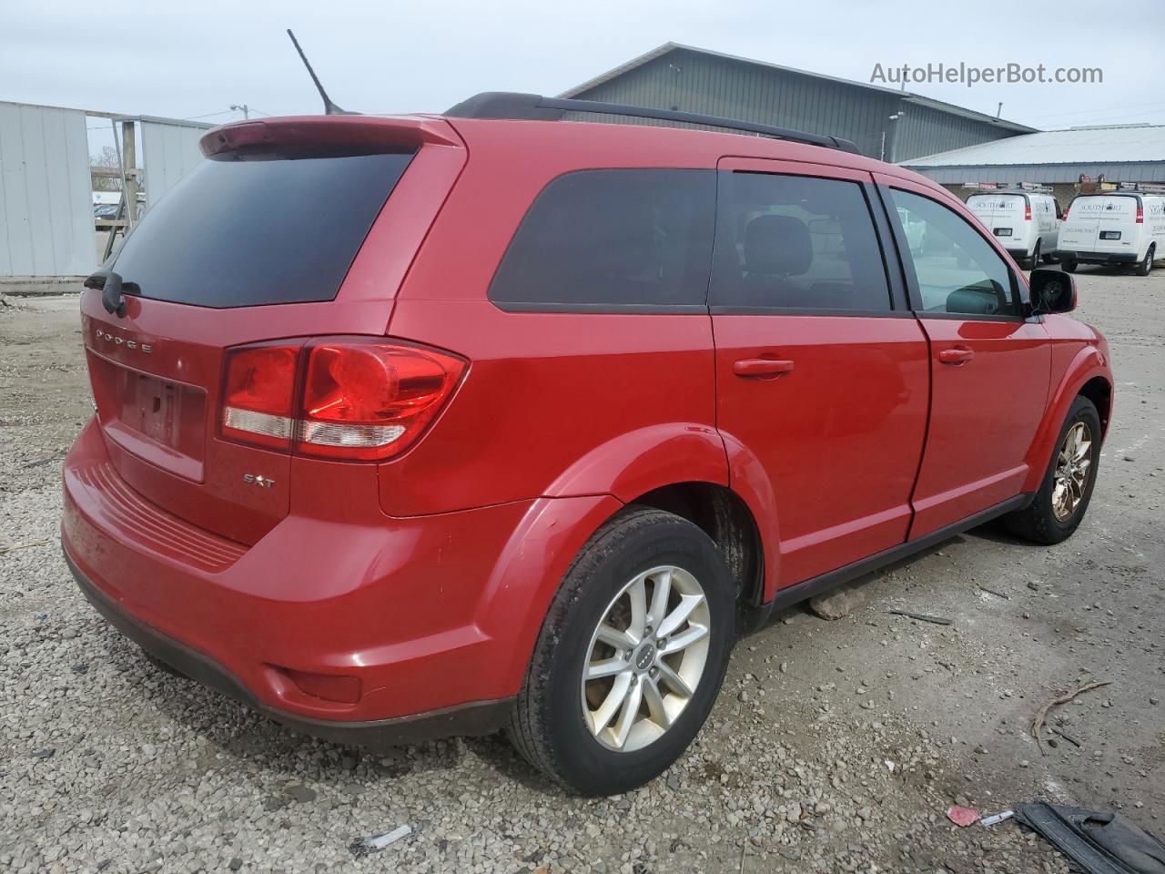 2016 Dodge Journey Sxt Red vin: 3C4PDCBB9GT174858