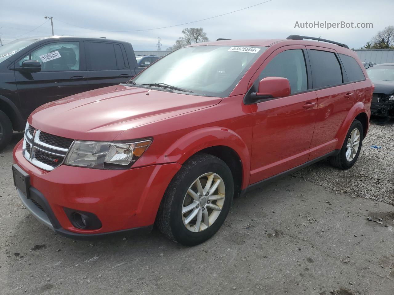 2016 Dodge Journey Sxt Red vin: 3C4PDCBB9GT174858