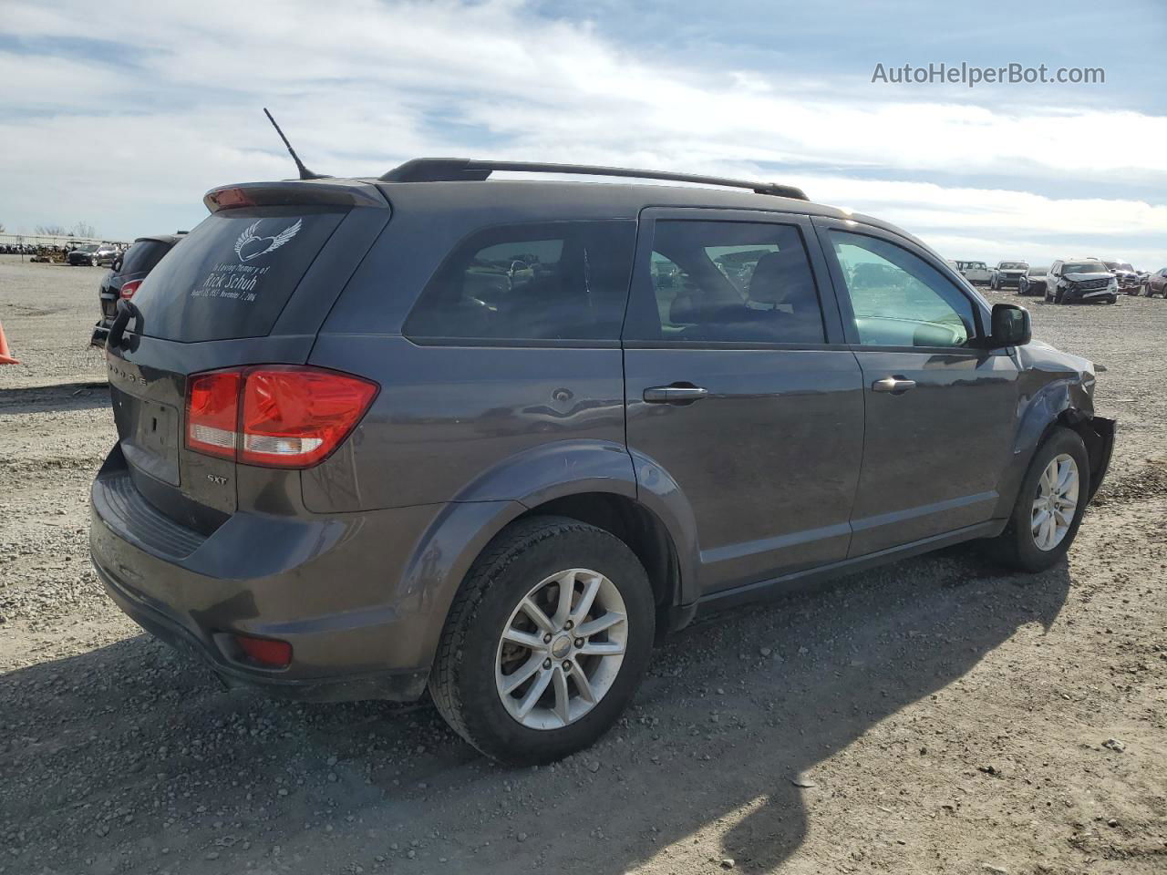 2016 Dodge Journey Sxt Gray vin: 3C4PDCBB9GT178019