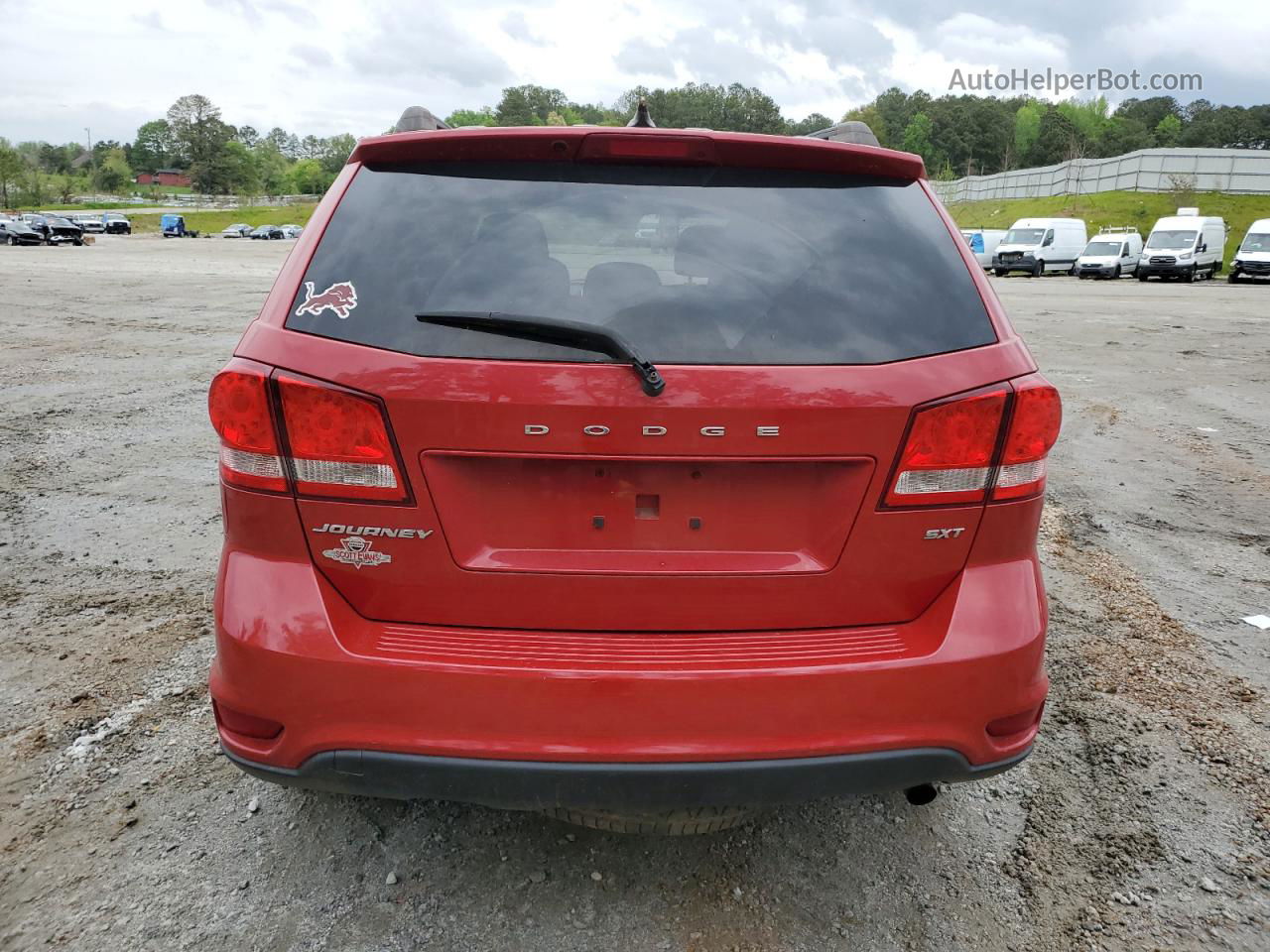 2016 Dodge Journey Sxt Red vin: 3C4PDCBB9GT197184