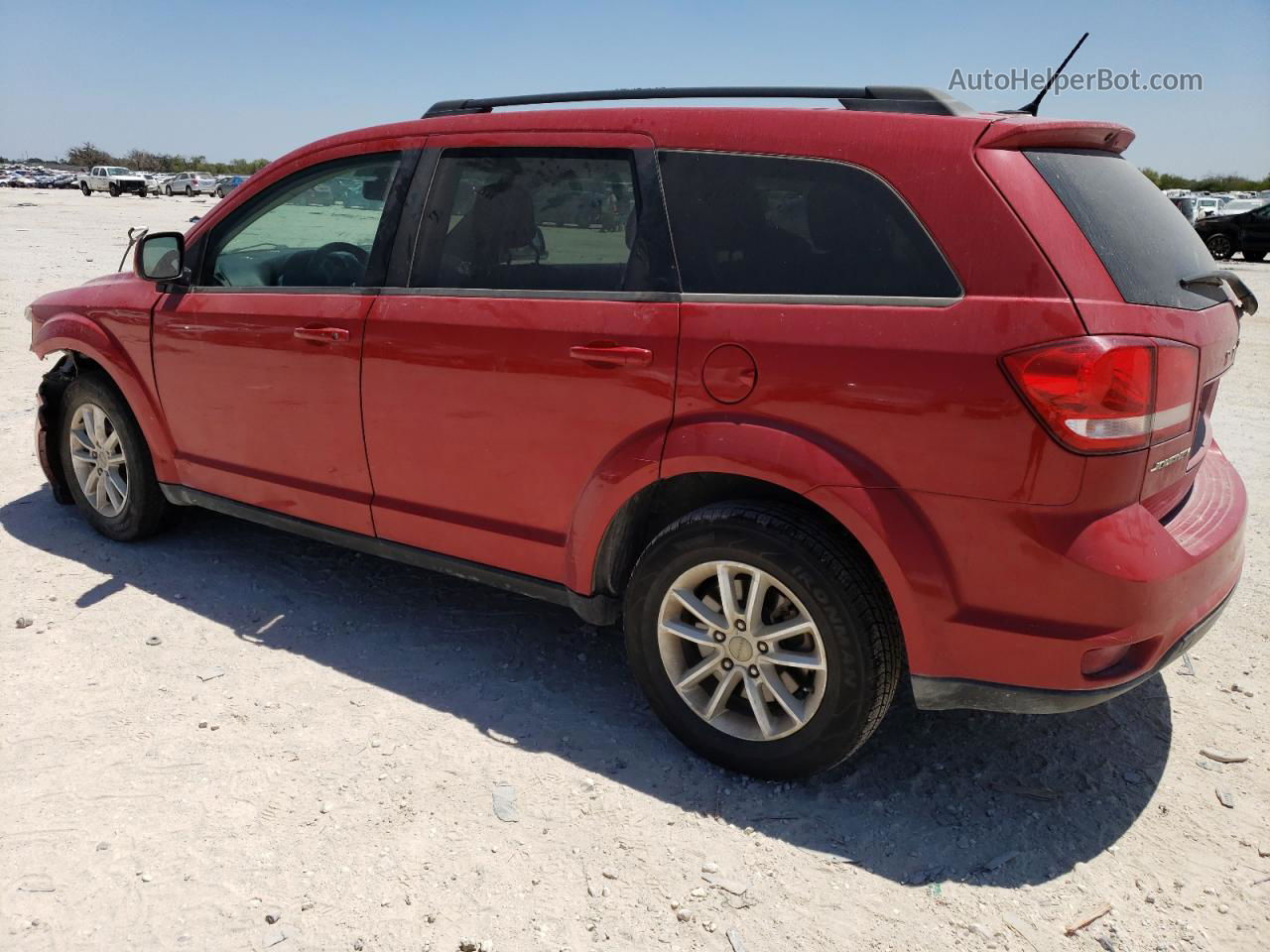 2017 Dodge Journey Sxt Red vin: 3C4PDCBB9HT604762