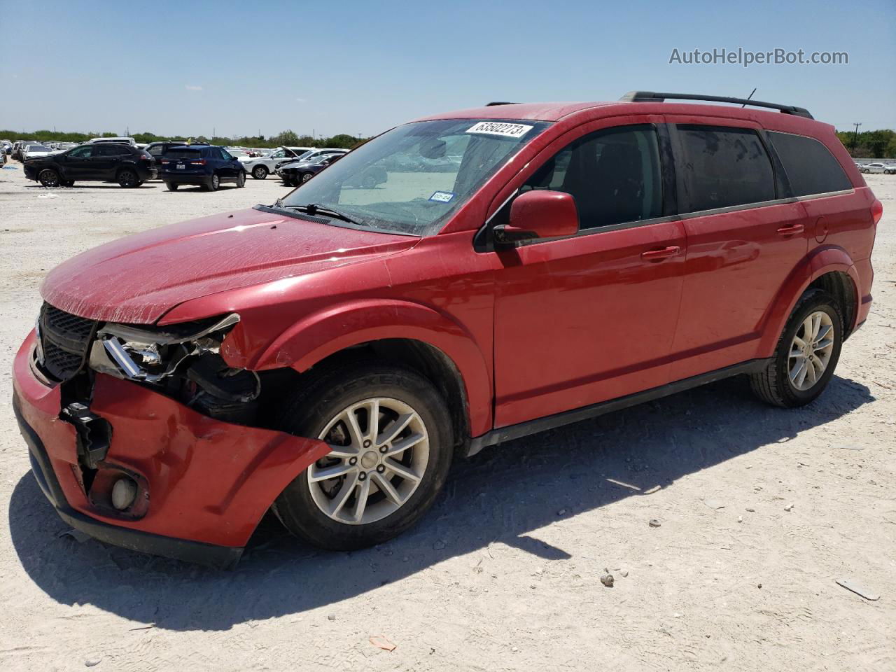 2017 Dodge Journey Sxt Red vin: 3C4PDCBB9HT604762