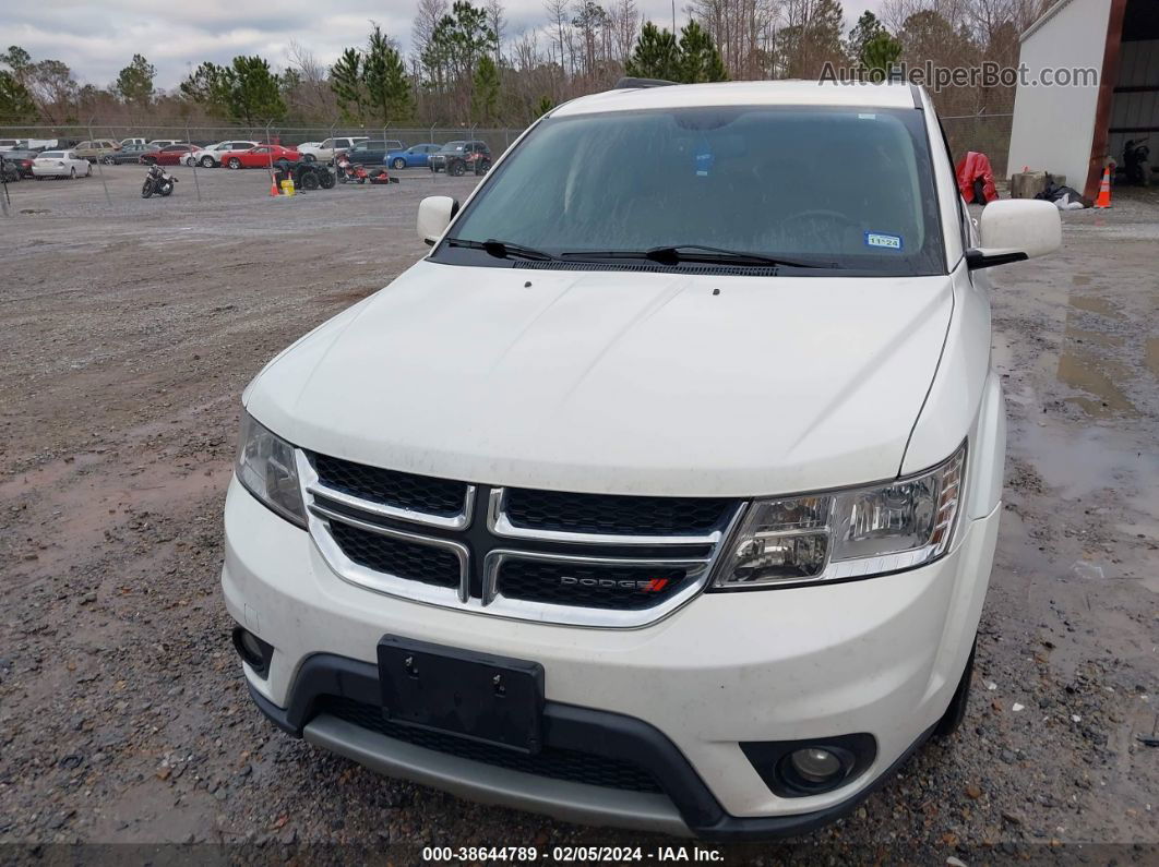 2014 Dodge Journey Sxt White vin: 3C4PDCBBXET202602