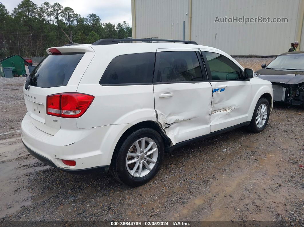 2014 Dodge Journey Sxt White vin: 3C4PDCBBXET202602