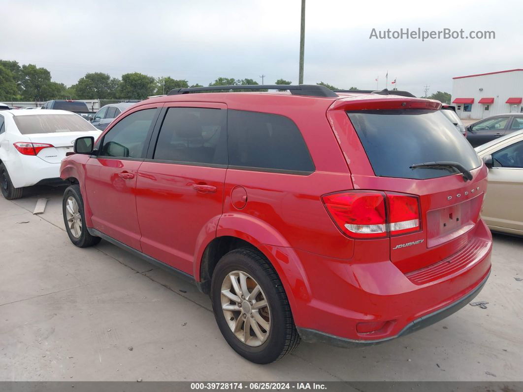 2016 Dodge Journey Sxt Красный vin: 3C4PDCBBXGT111168