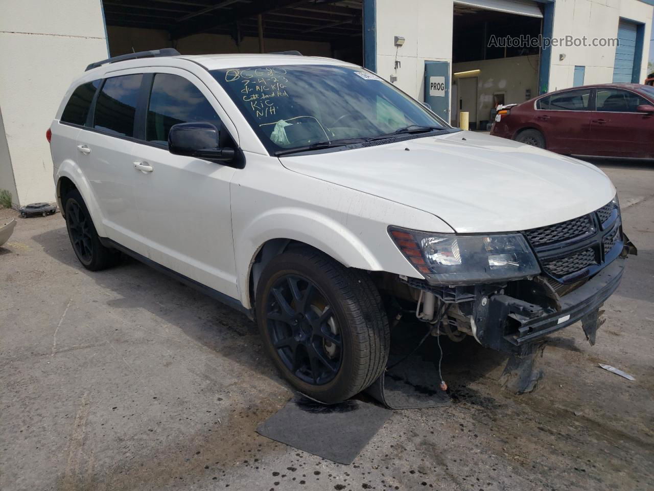 2016 Dodge Journey Sxt White vin: 3C4PDCBBXGT112482