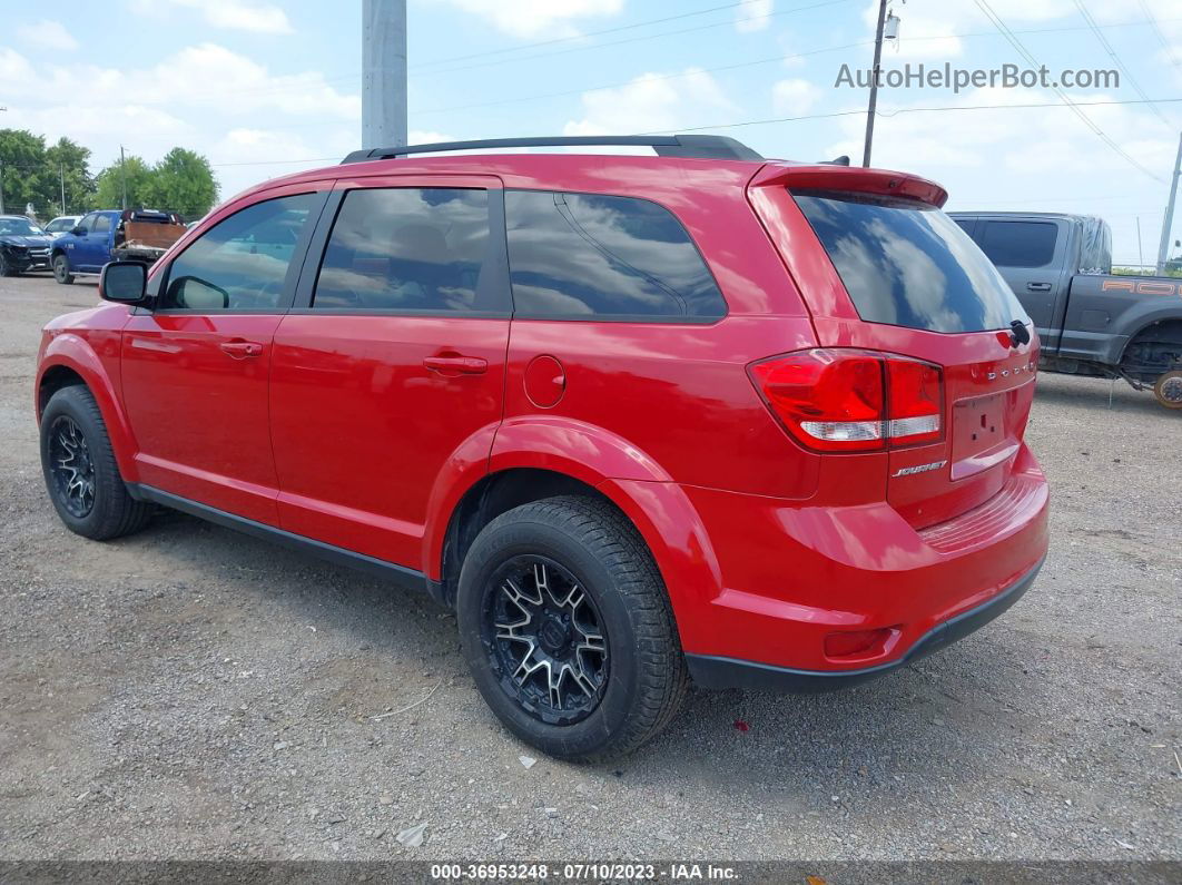 2016 Dodge Journey Sxt Red vin: 3C4PDCBBXGT132683