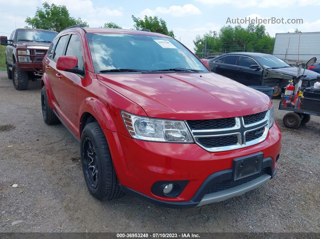 2016 Dodge Journey Sxt Red vin: 3C4PDCBBXGT132683