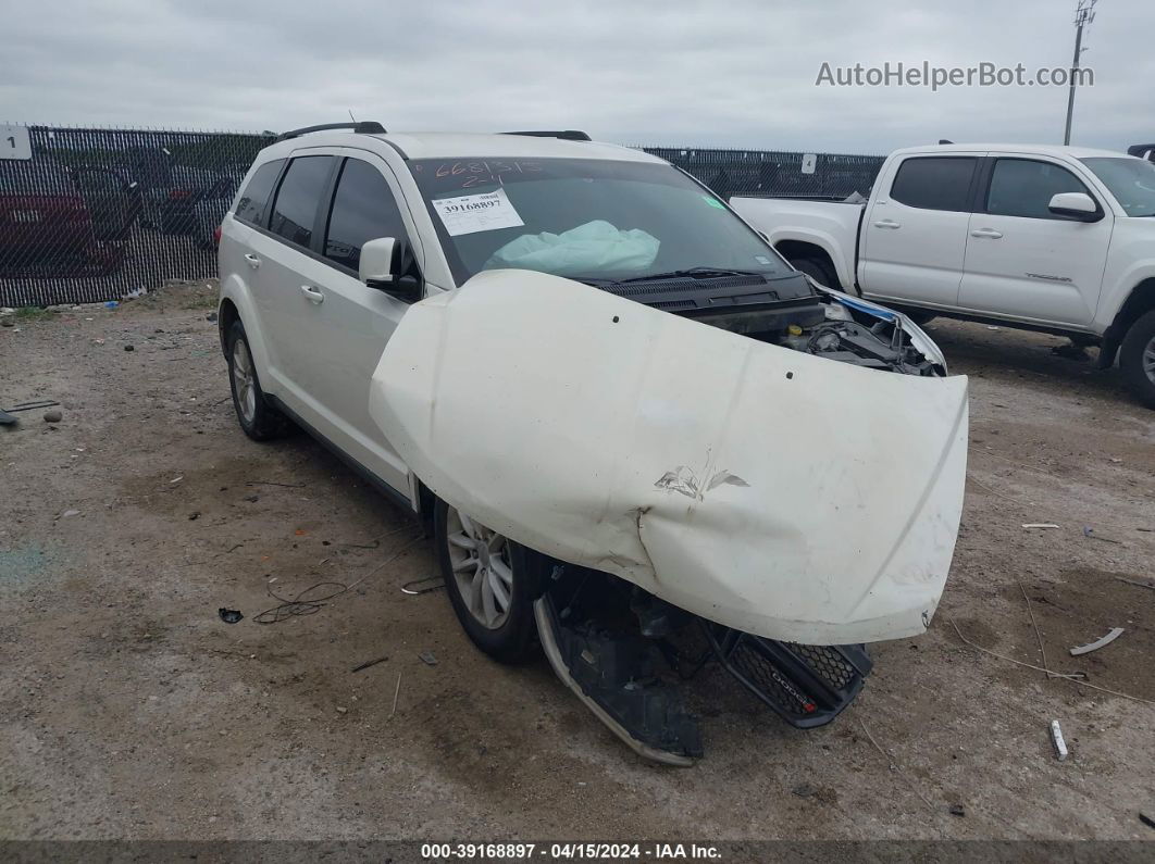 2016 Dodge Journey Sxt White vin: 3C4PDCBBXGT164517