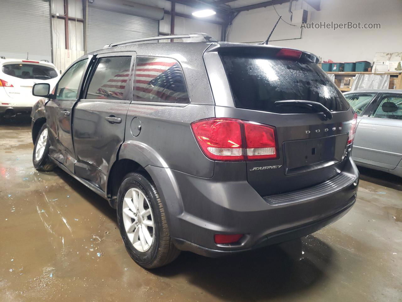 2016 Dodge Journey Sxt Gray vin: 3C4PDCBBXGT202134