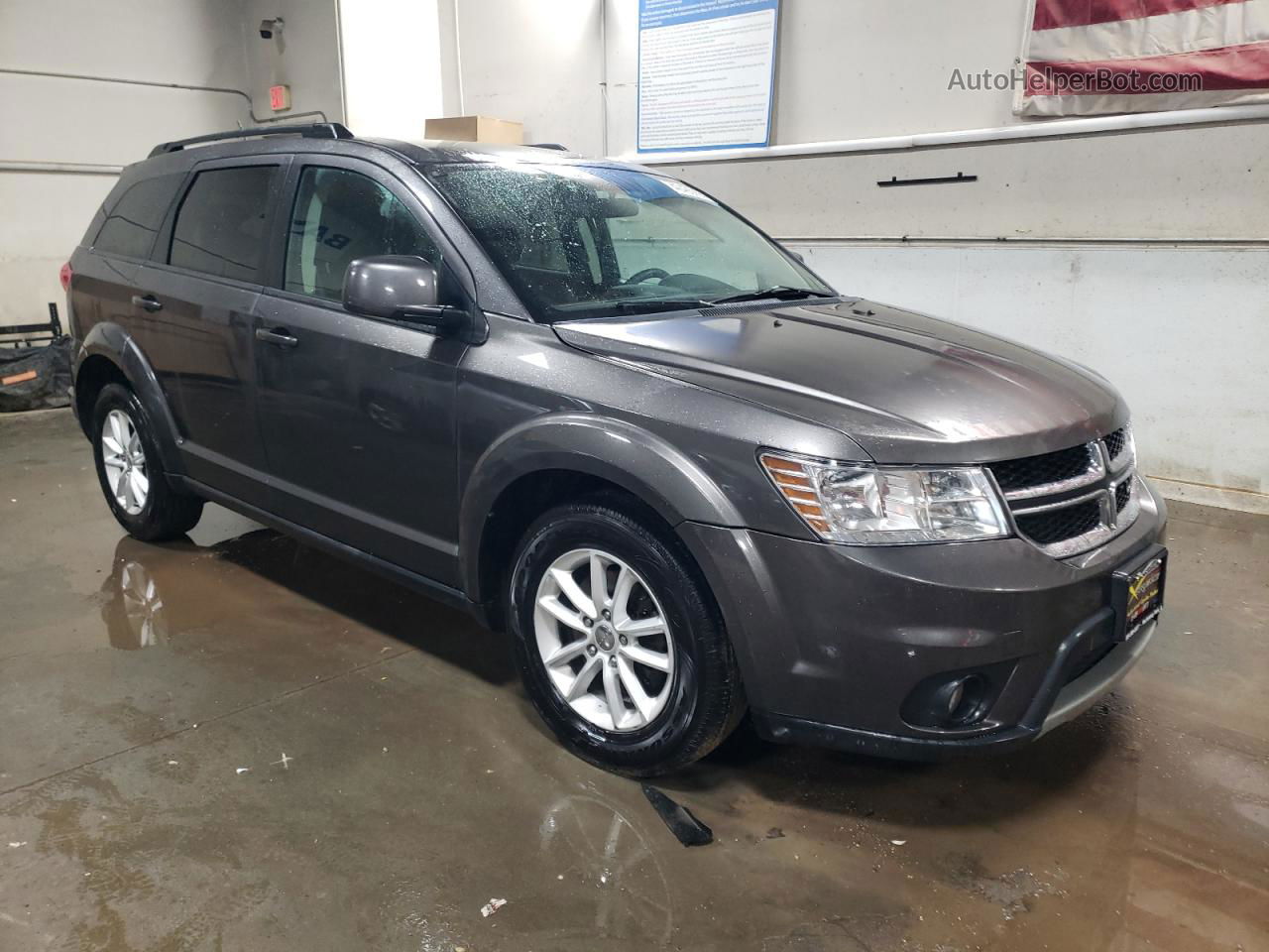 2016 Dodge Journey Sxt Gray vin: 3C4PDCBBXGT202134