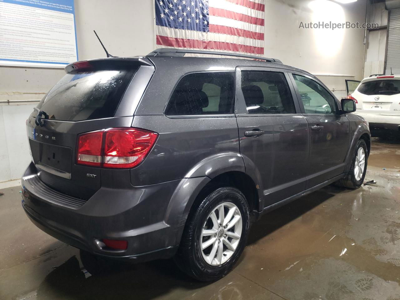 2016 Dodge Journey Sxt Gray vin: 3C4PDCBBXGT202134