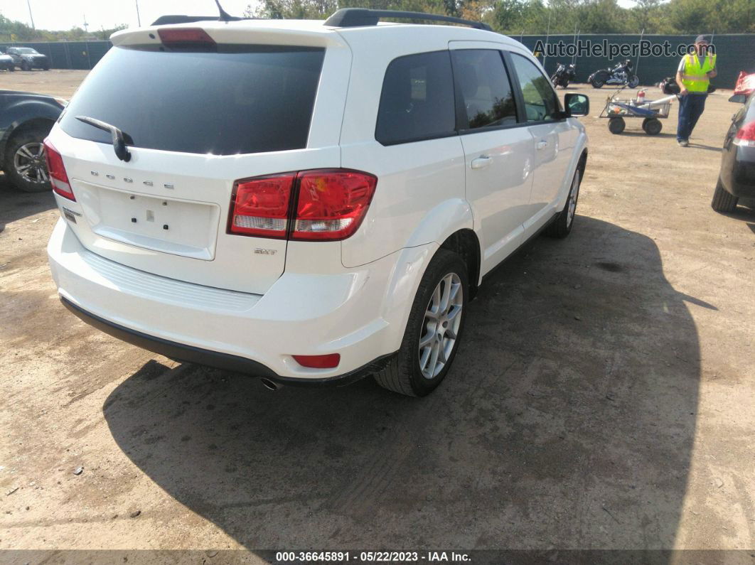 2014 Dodge Journey Sxt White vin: 3C4PDCBG0ET140963