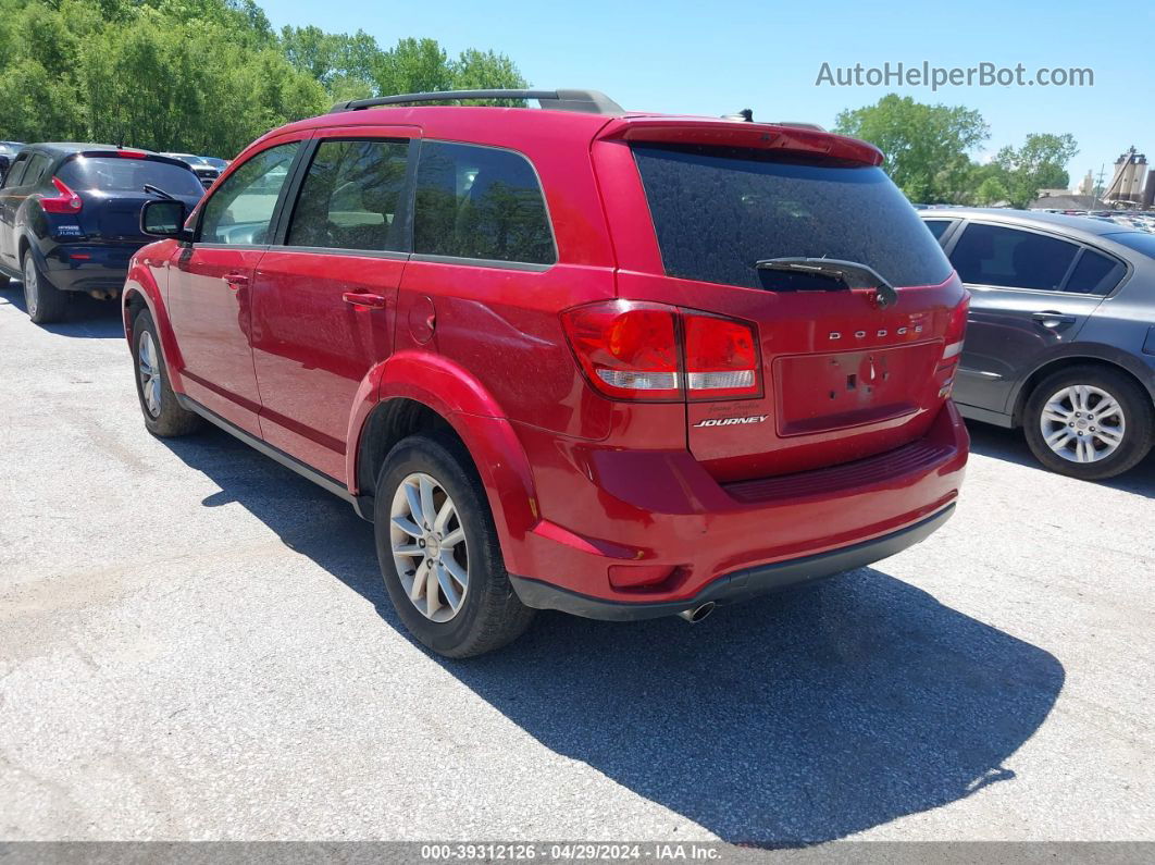 2015 Dodge Journey Sxt Red vin: 3C4PDCBG0FT711045