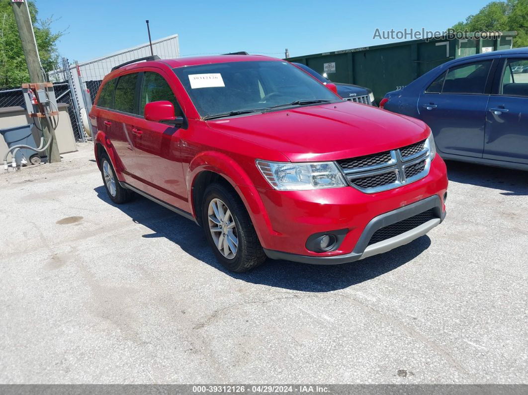 2015 Dodge Journey Sxt Red vin: 3C4PDCBG0FT711045