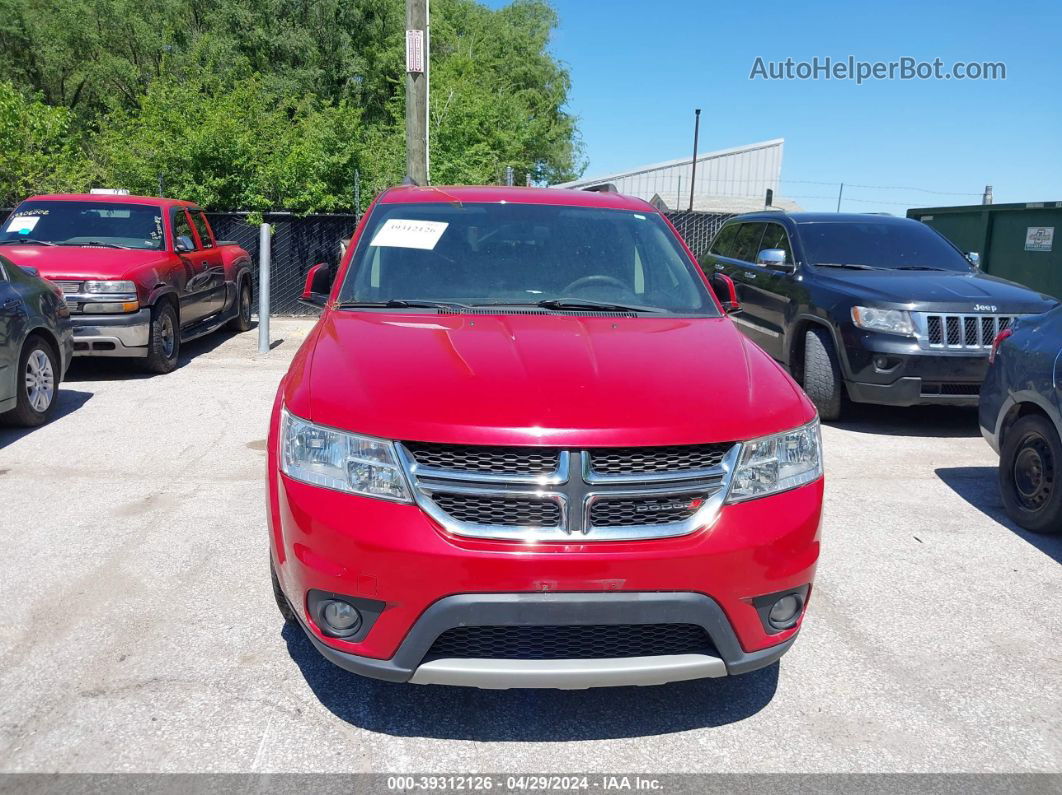 2015 Dodge Journey Sxt Red vin: 3C4PDCBG0FT711045