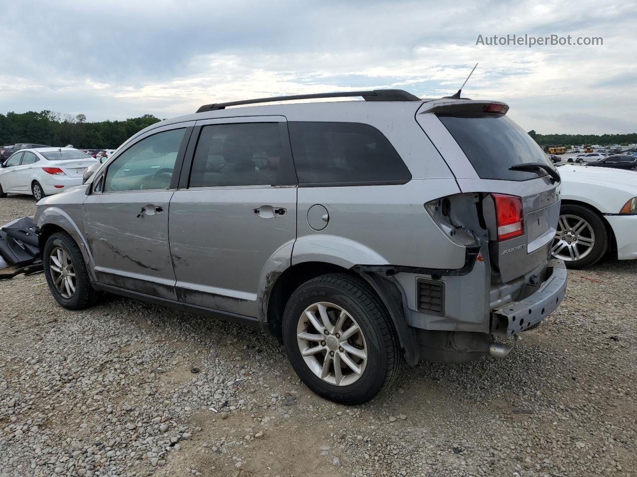 2015 Dodge Journey Sxt Silver vin: 3C4PDCBG0FT743932