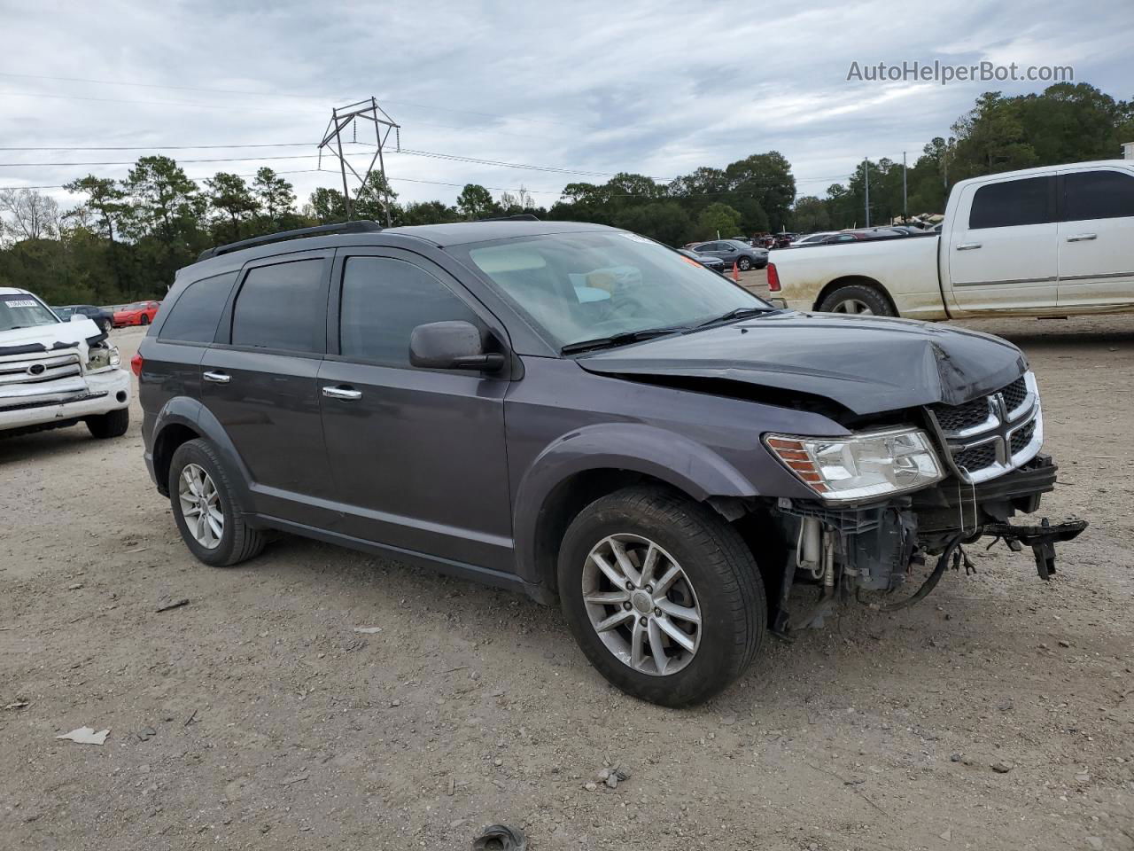 2016 Dodge Journey Sxt Gray vin: 3C4PDCBG0GT104032