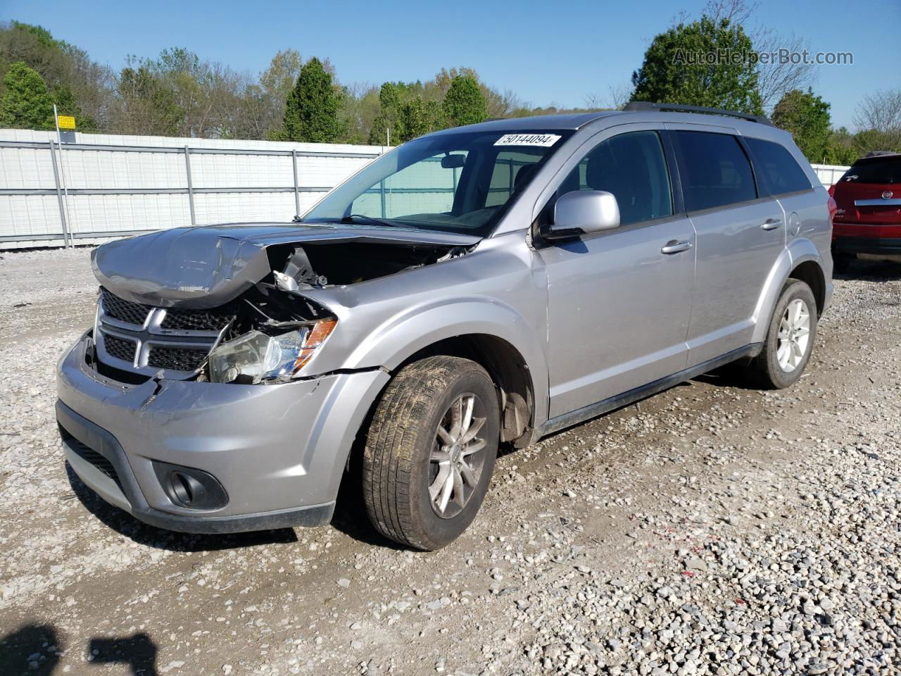 2016 Dodge Journey Sxt Silver vin: 3C4PDCBG0GT126631