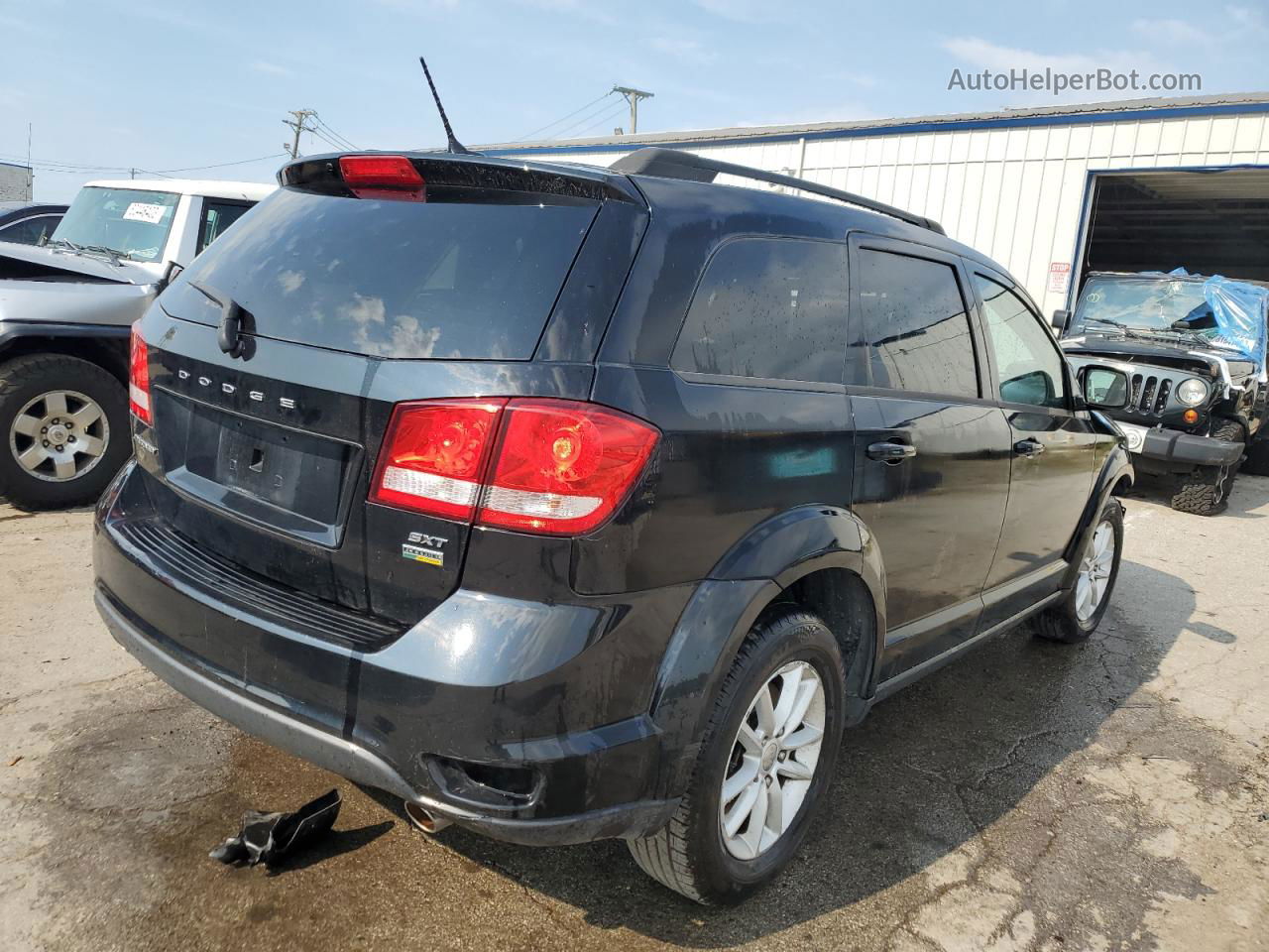 2016 Dodge Journey Sxt Black vin: 3C4PDCBG0GT145602