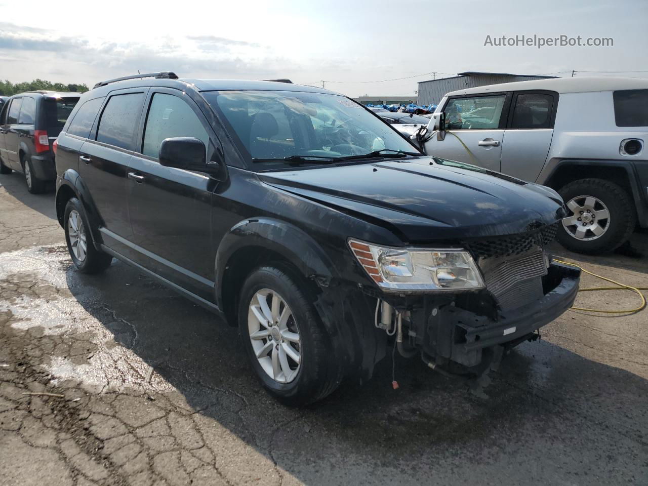 2016 Dodge Journey Sxt Черный vin: 3C4PDCBG0GT145602