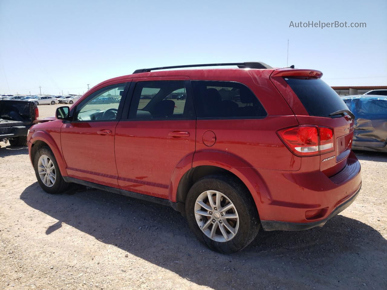 2016 Dodge Journey Sxt Red vin: 3C4PDCBG0GT146541