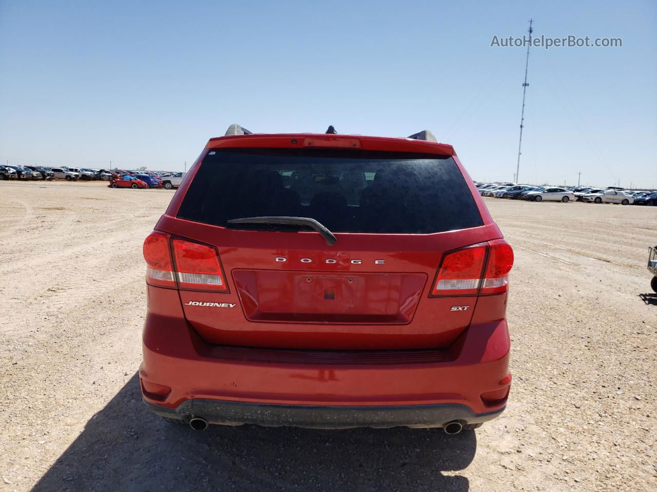 2016 Dodge Journey Sxt Red vin: 3C4PDCBG0GT146541