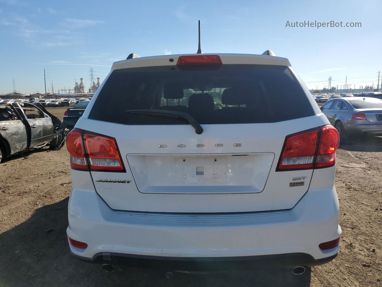 2017 Dodge Journey Sxt White vin: 3C4PDCBG0HT514377