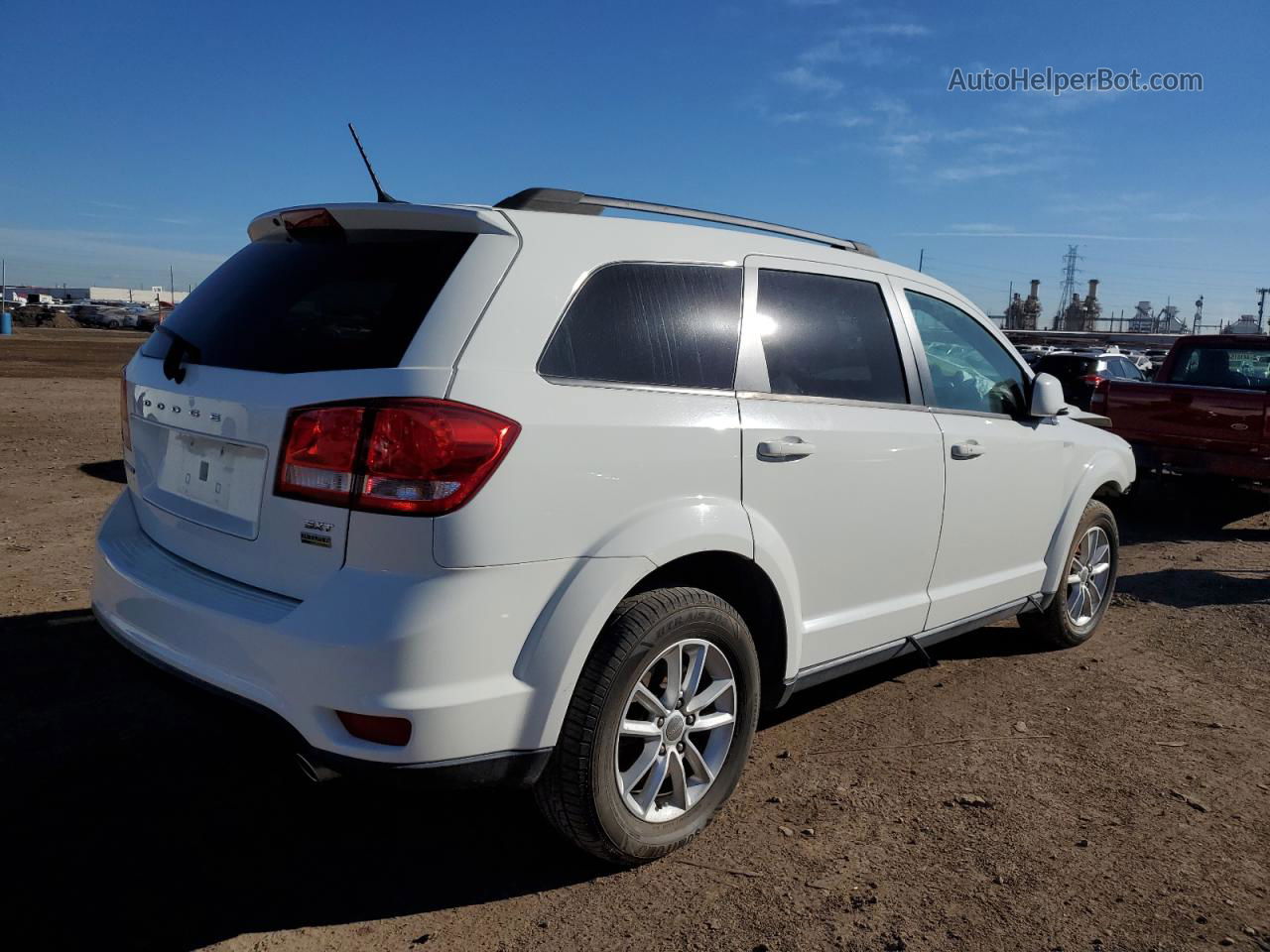 2017 Dodge Journey Sxt White vin: 3C4PDCBG0HT514377