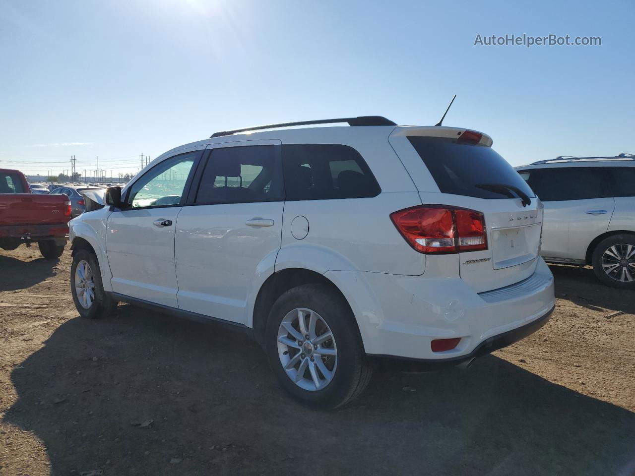 2017 Dodge Journey Sxt White vin: 3C4PDCBG0HT514377