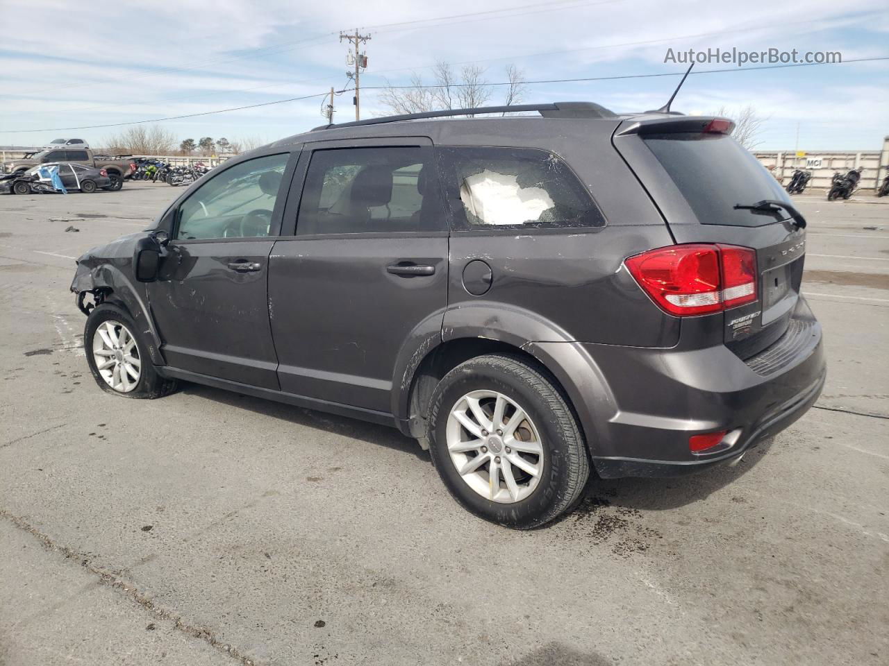 2017 Dodge Journey Sxt Gray vin: 3C4PDCBG0HT530529