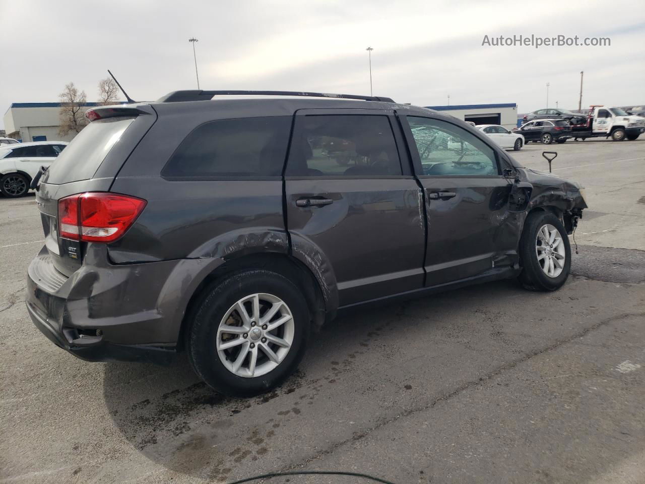 2017 Dodge Journey Sxt Gray vin: 3C4PDCBG0HT530529