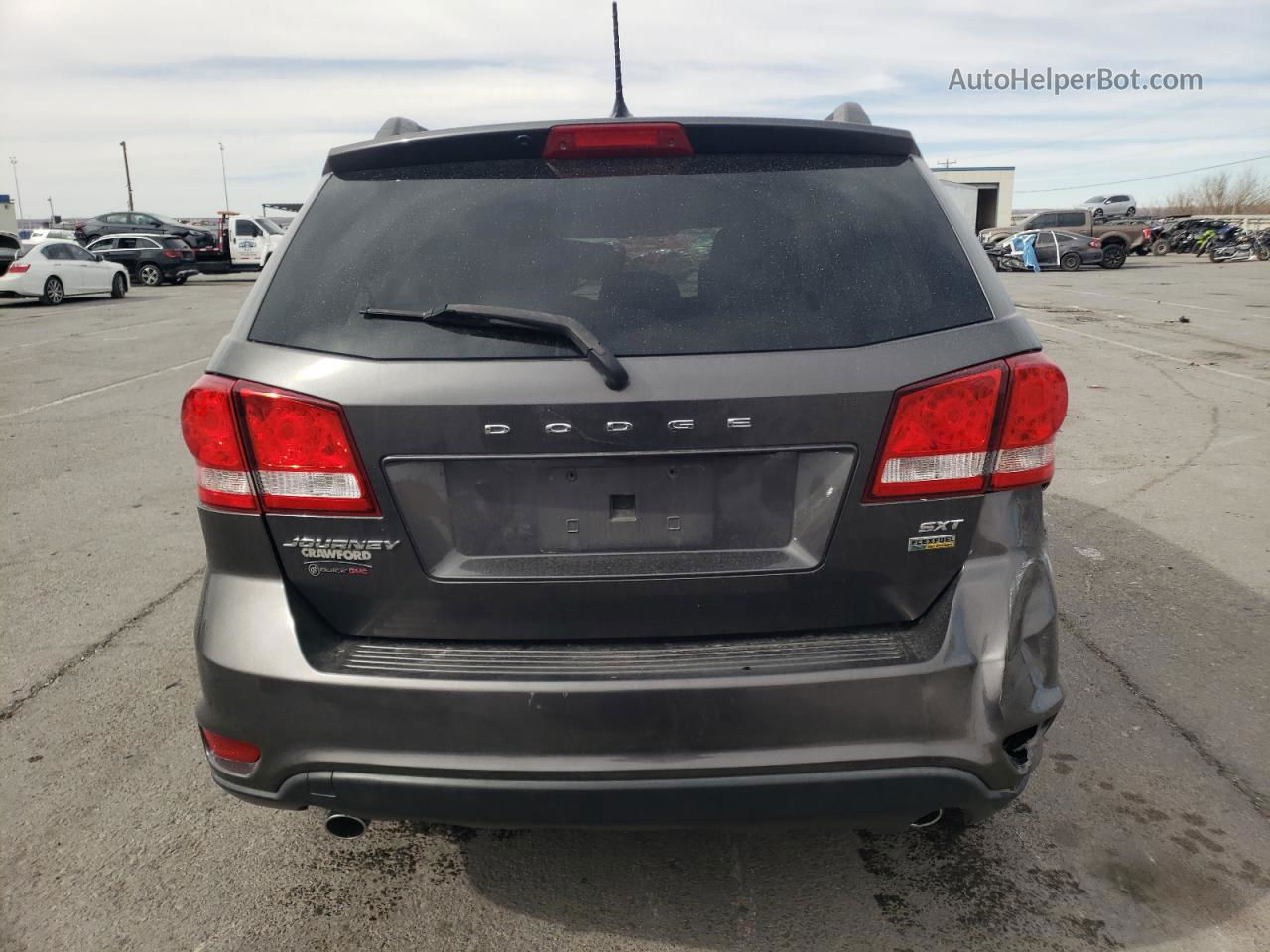 2017 Dodge Journey Sxt Gray vin: 3C4PDCBG0HT530529